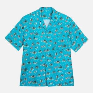 Disney Parks Christmas Button Down